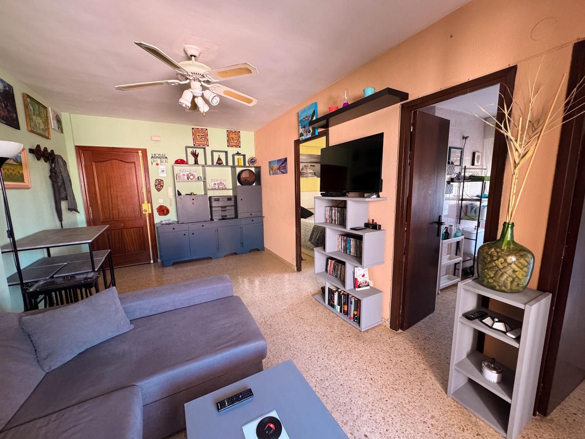 Sala d'estar de Apartament en venda en Gandia amb Aire condicionat, Terrassa i Balcó