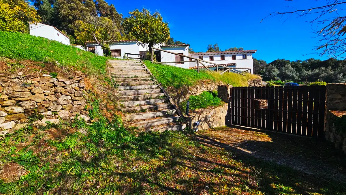 Exterior view of Houses for sale in Alájar  with Heating, Private garden and Terrace