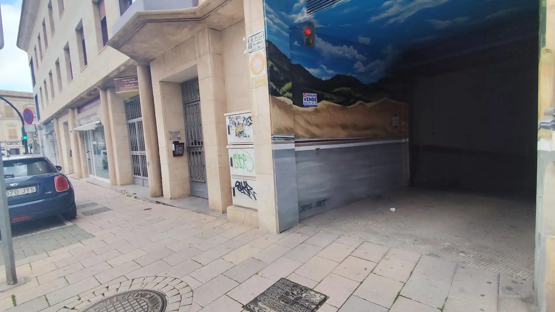 Vista exterior de Garaje en venta en Alcázar de San Juan