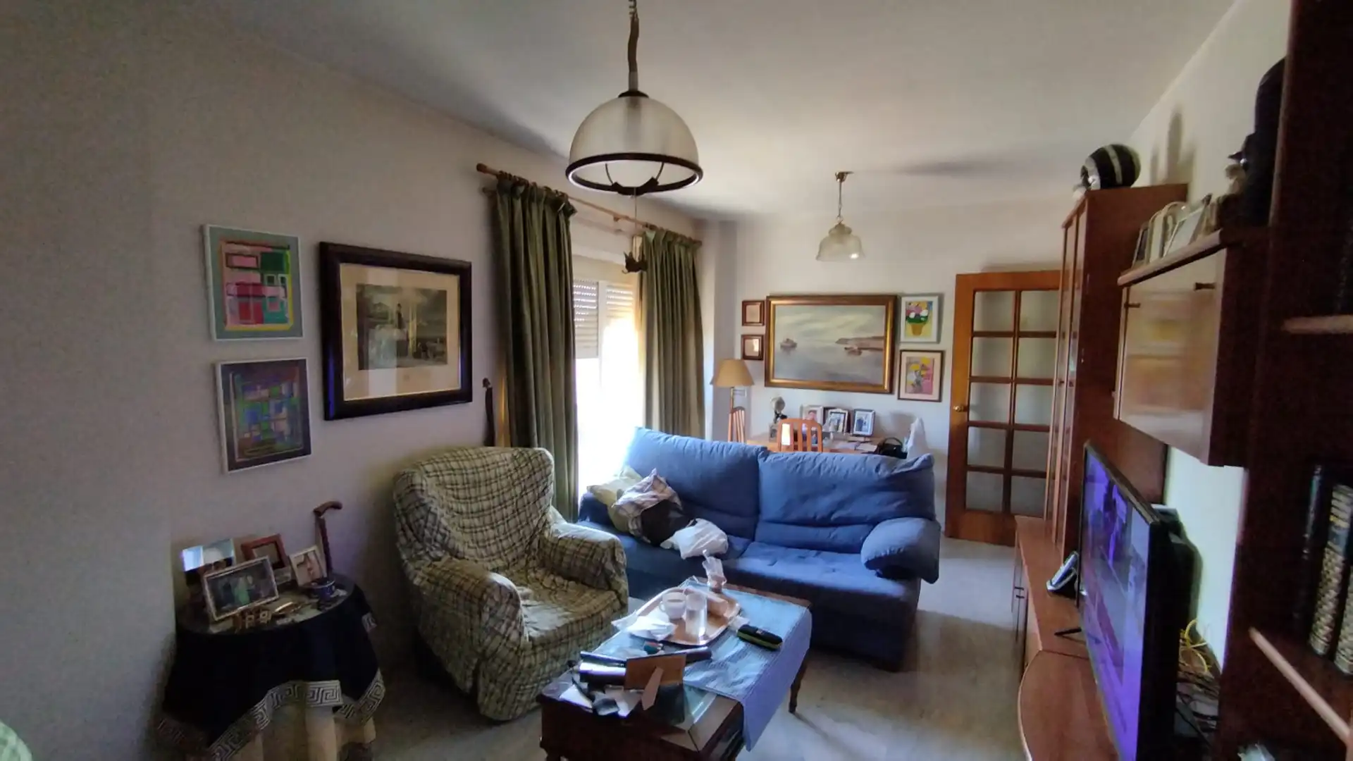 Sala de estar de Piso en venta en Mairena del Aljarafe con Amueblado y Lavadora