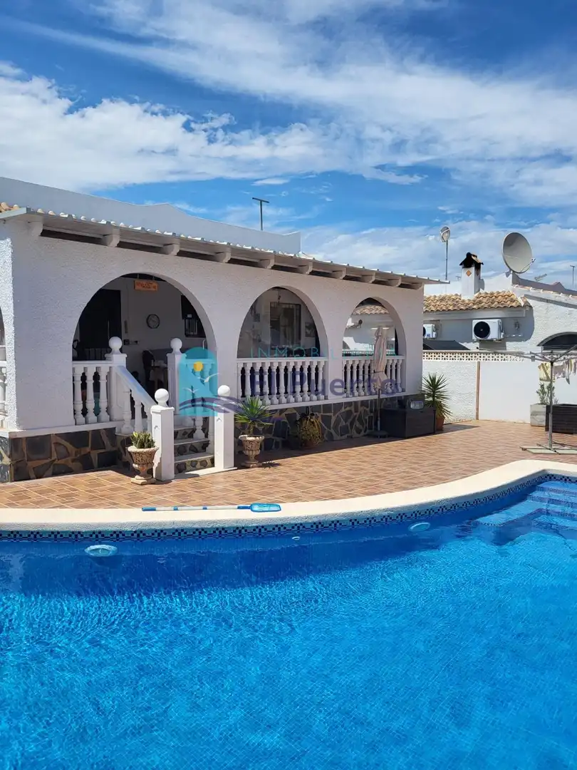 Swimming pool of Houses for sale in Mazarrón  with Air Conditioner, Heating and Private garden