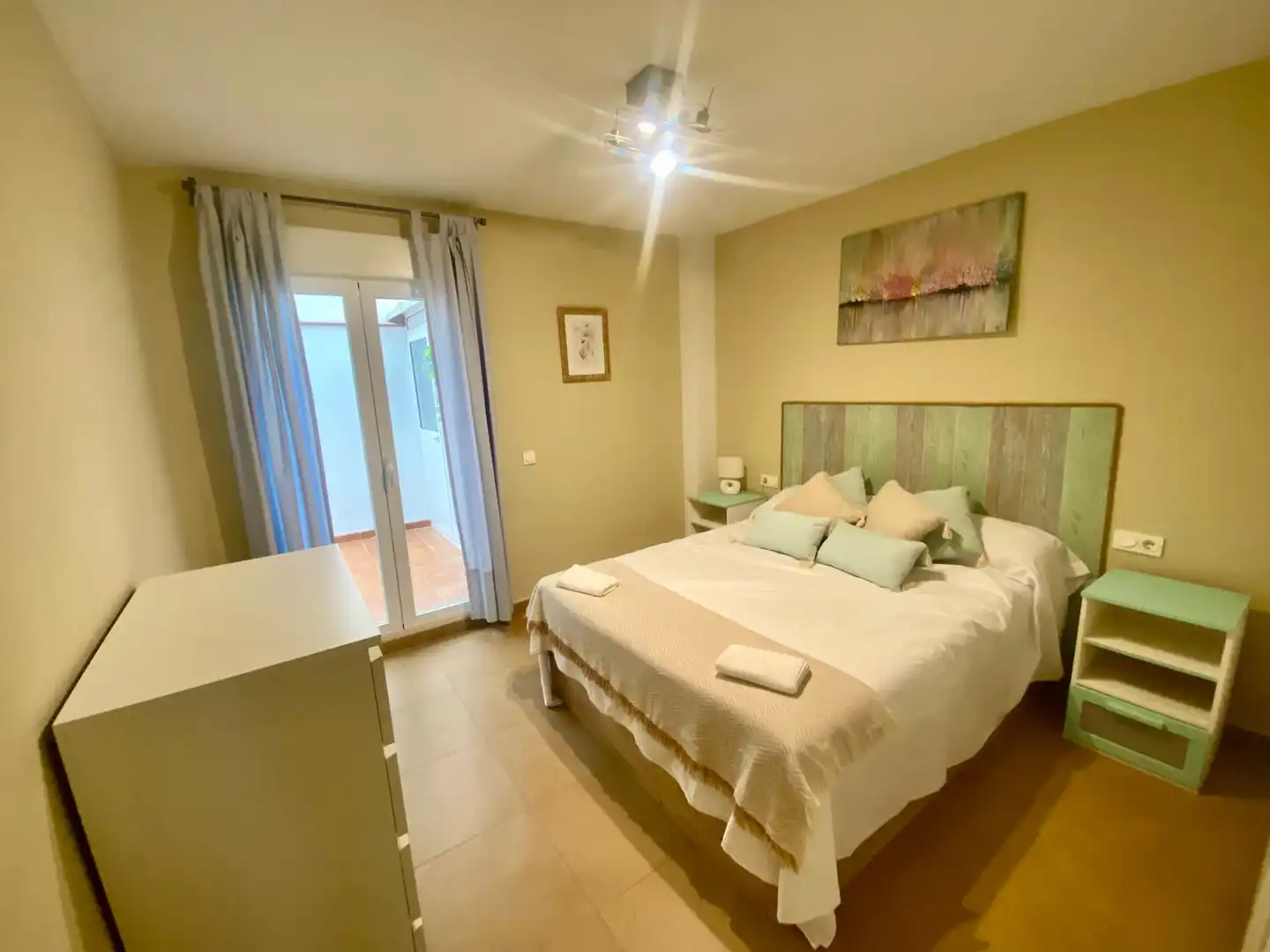 Schlafzimmer von Wohnung zur Miete in Ronda mit Möbliert