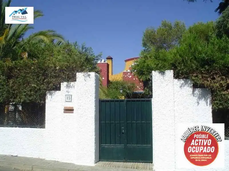 Vista exterior de Casa o chalet en venta en Mairena del Alcor con Piscina comunitaria