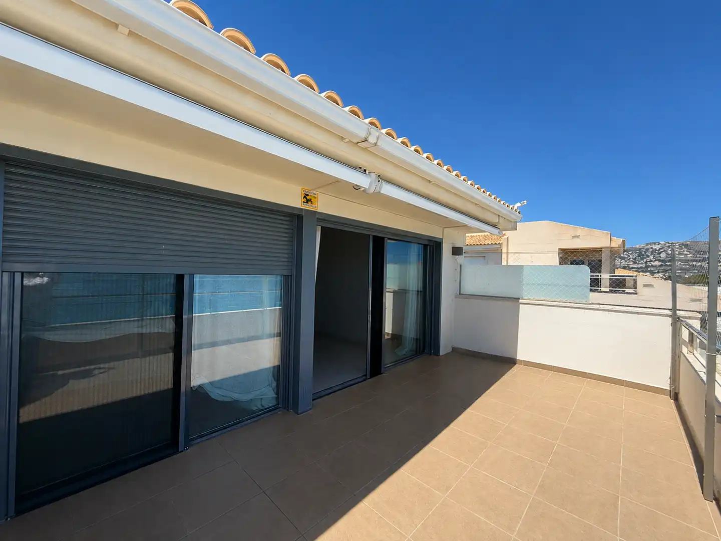 Terraza de Piso de alquiler en Altea con Aire acondicionado, Calefacción y Piscina comunitaria