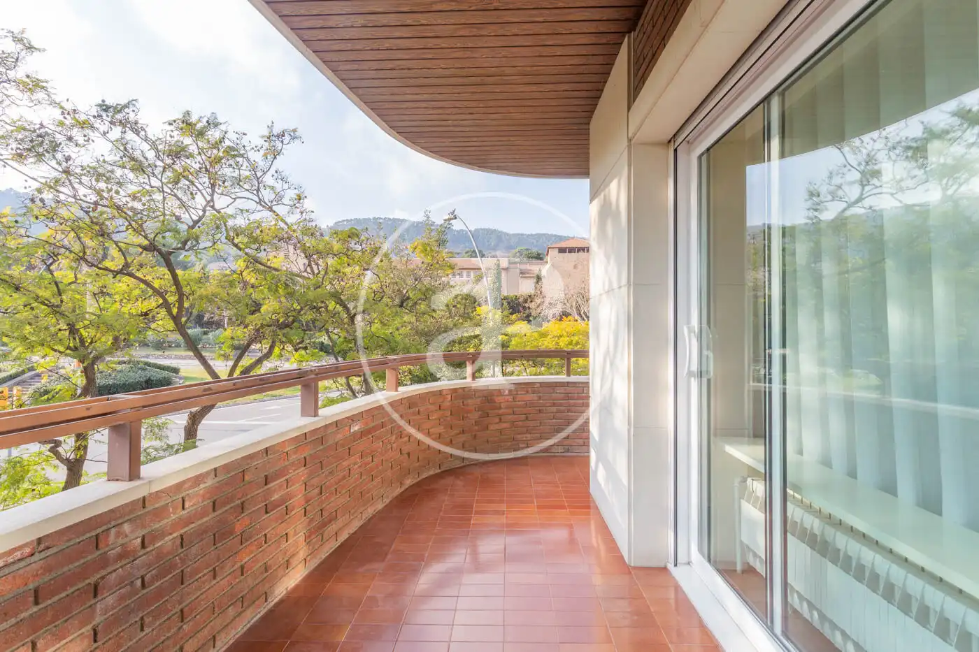 Terrace of Flat for rent in Barcelona  with Air Conditioner, Heating and Private garden