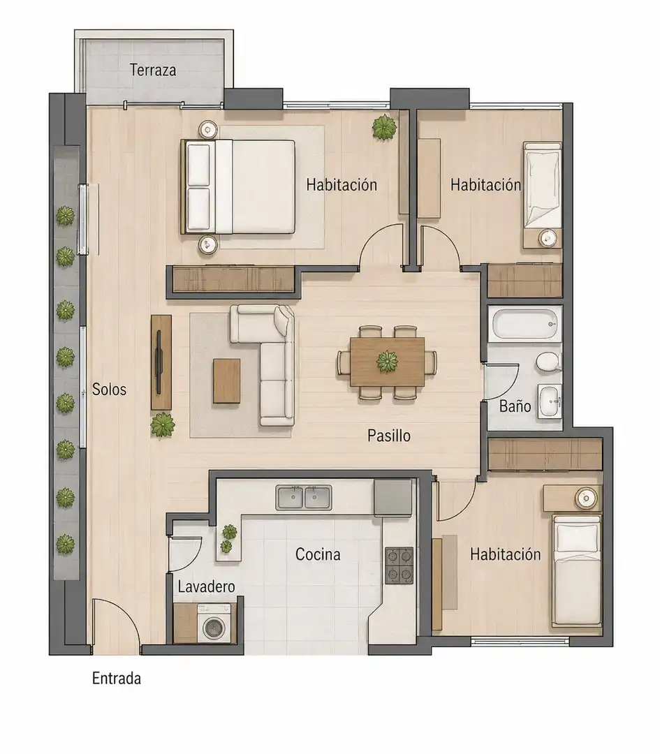 Piso con terraza en venta en Av. de los Manantiales, 27, 29620 Torremolinos, Málaga, Spain, imagen 22