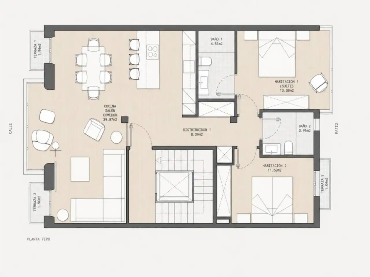 Appartement avec terrasse à vendre à Calle Marina 3, imagen 19