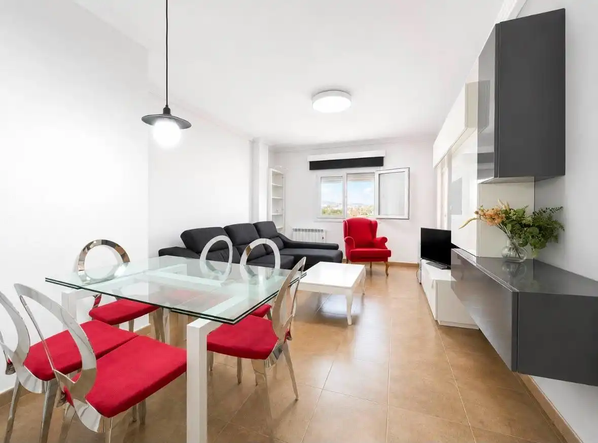 Living room of Flat for rent in Jacarilla  with Furnished and Balcony