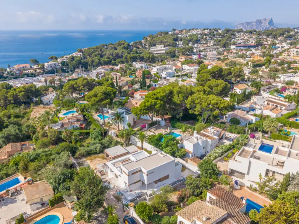Exterior view of Houses for sale in Moraira  with Air Conditioner, Swimming Pool and Oven