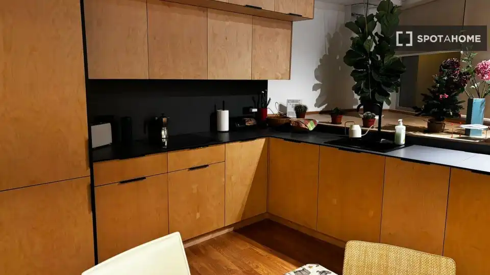 Kitchen of Flat for rent in Valencia  with Air Conditioner, Heating and Furnished