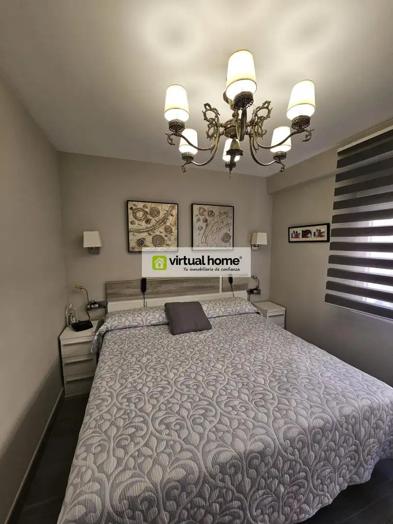 Schlafzimmer von Wohnung zum Verkauf in Benidorm mit Klimaanlage, Terrasse und Möbliert