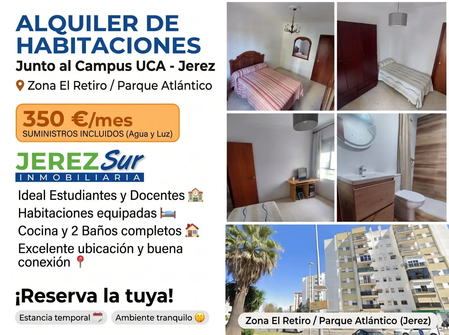 Piso con ascensor en alquiler en El Retiro - Parque Atlántico - Ronda este