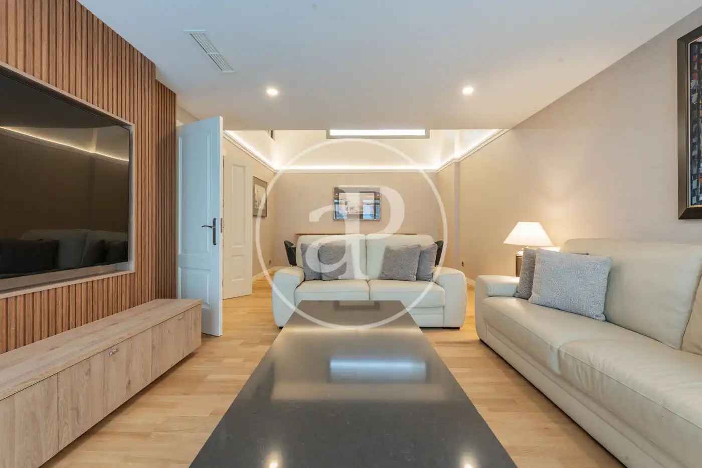Living room of Flat for rent in Madrid  with Air Conditioner, Heating and Terrace
