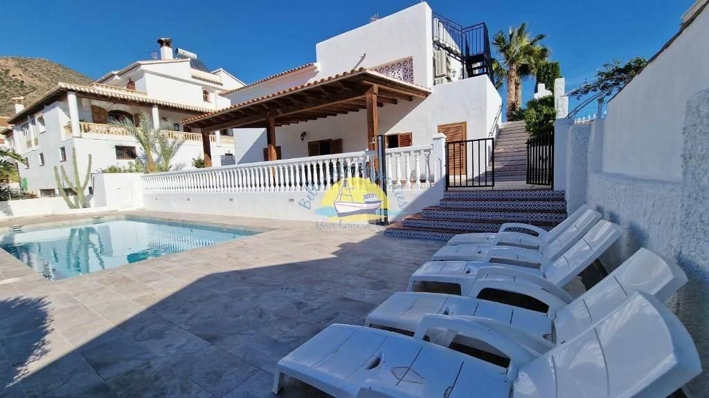 Exterior view of House or chalet for sale in Mazarrón  with Air Conditioner, Heating and Private garden