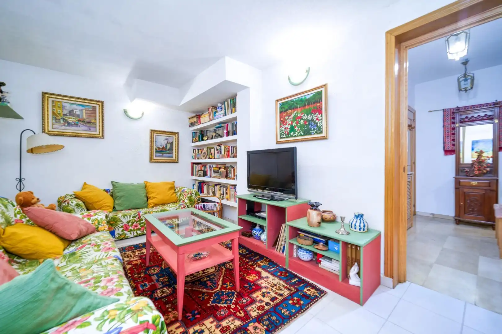 Living room of Detached homes for sale in Madrid  with Air Conditioner, Heating and Parquet flooring