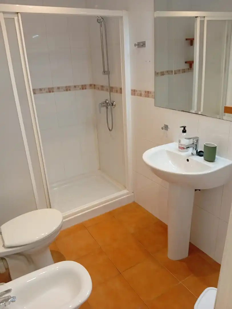 Bathroom of Flat for rent in Málaga  with Air Conditioner, Terrace and Furnished