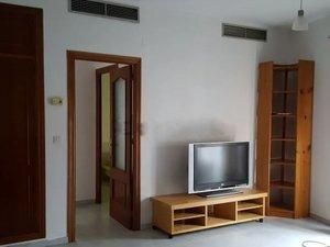 Sala d'estar de Pis de lloguer en  Sevilla Capital amb Aire condicionat, Calefacció i Moblat