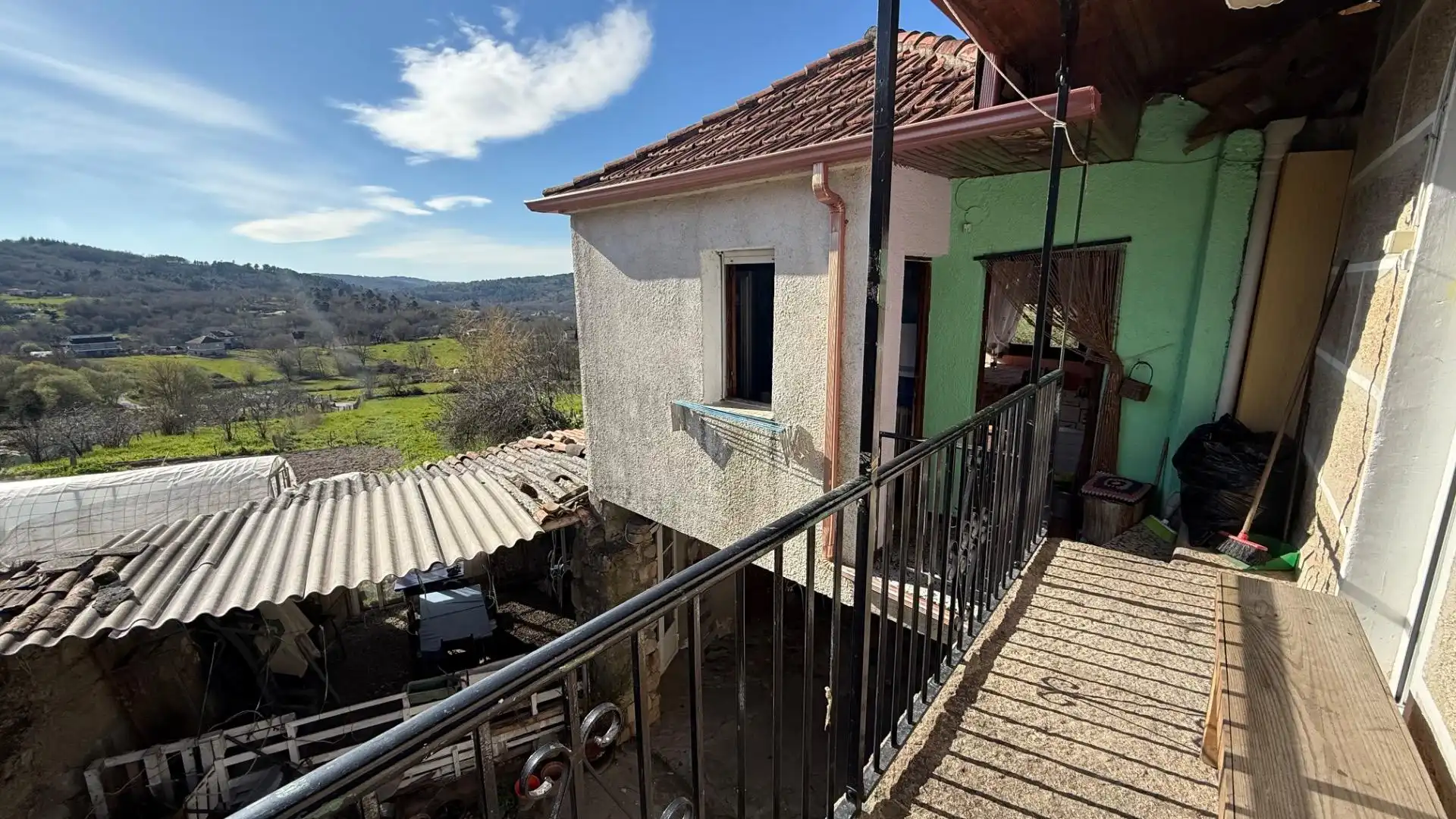 Terraza de Finca rústica en venta en Allariz con Jardín privado, Terraza y Amueblado