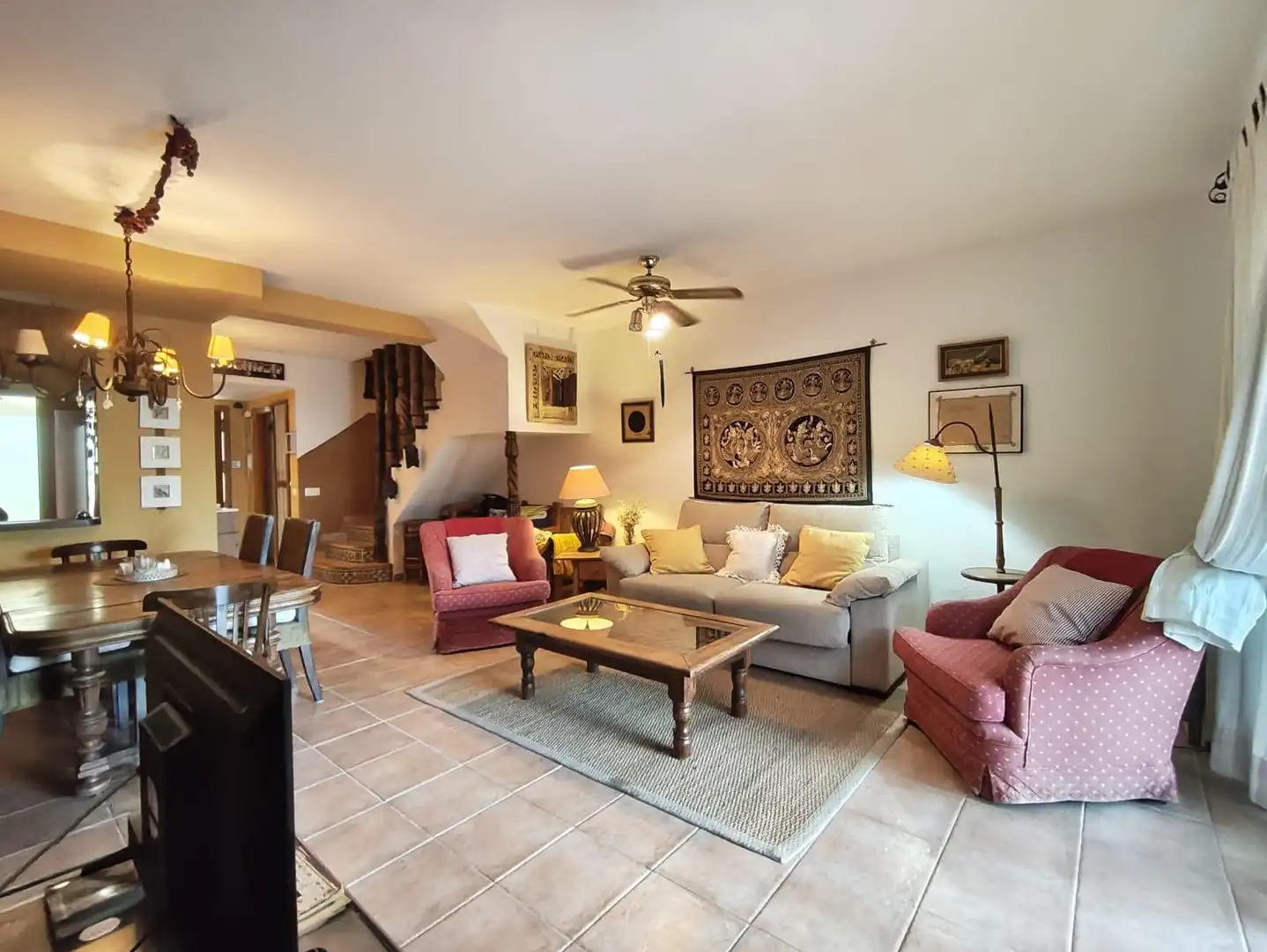 Sala de estar de Dúplex en venta en Villajoyosa / La Vila Joiosa con Jardín privado, Terraza y Trastero