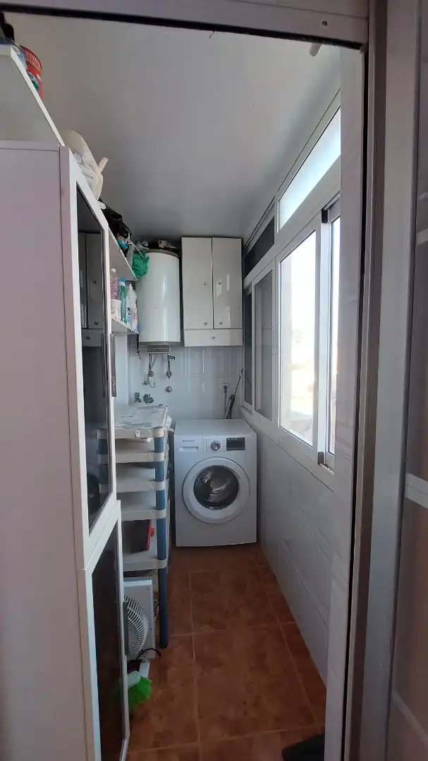 Cuina de Apartament en venda en La Manga del Mar Menor amb Terrassa, Moblat i Forn