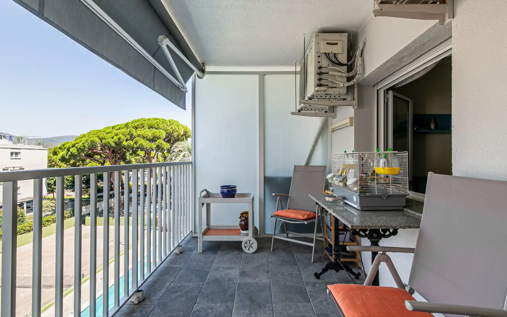 Balcony of Flat for sale in Castelldefels  with Air Conditioner, Heating and Private garden