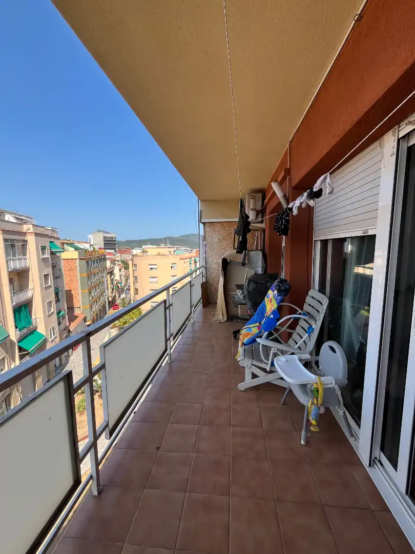 Balcony of Flat for sale in Mollet del Vallès  with Air Conditioner, Heating and Parquet flooring