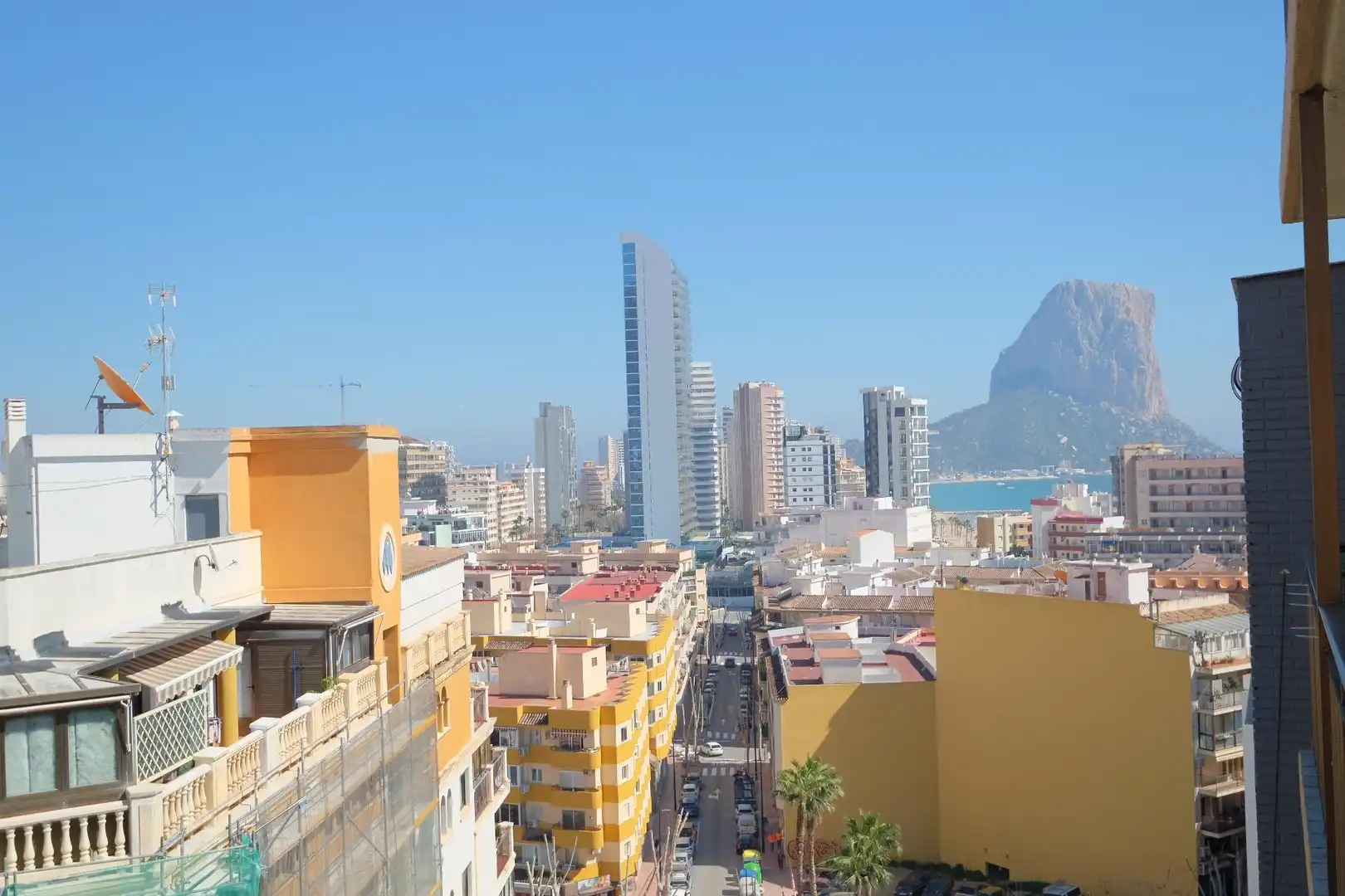 Vista exterior de Apartamento en venta en Calpe / Calp con Terraza y Amueblado