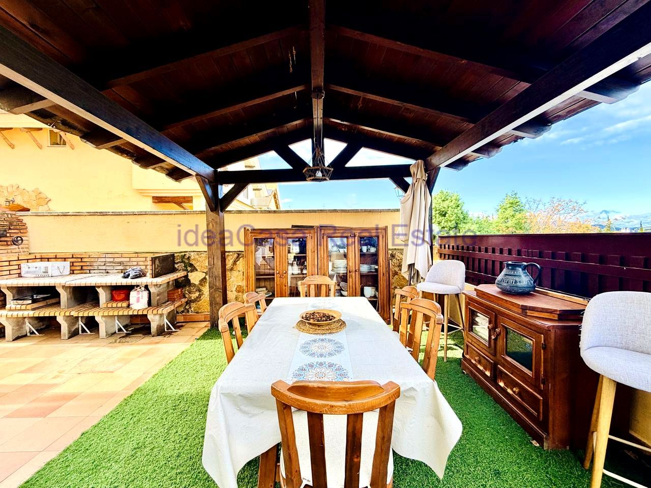 Terrassa de Casa adosada en venda en Alhaurín de la Torre amb Aire condicionat, Jardí privat i Terrassa