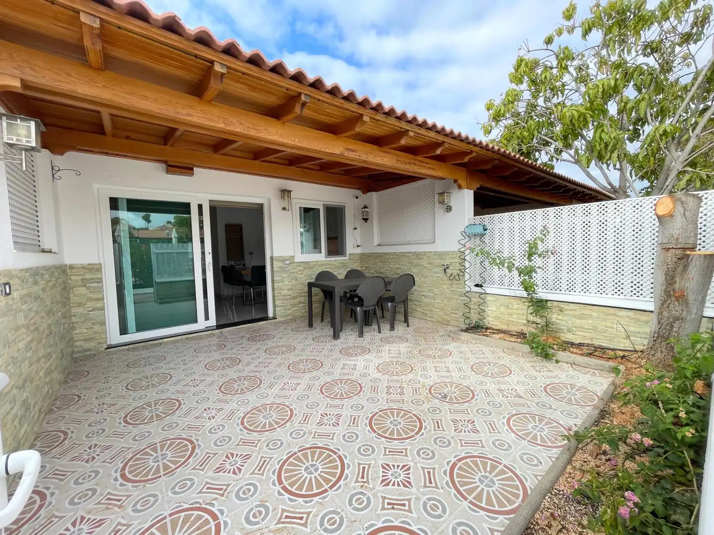 Terrace of Houses for rent in San Bartolomé de Tirajana  with Air Conditioner, Terrace and Furnished