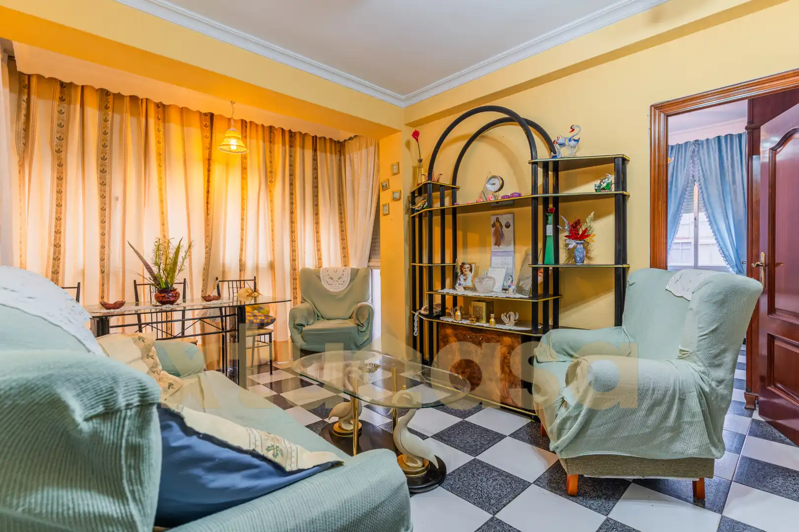Sala de estar de Piso en venta en Cádiz con Amueblado