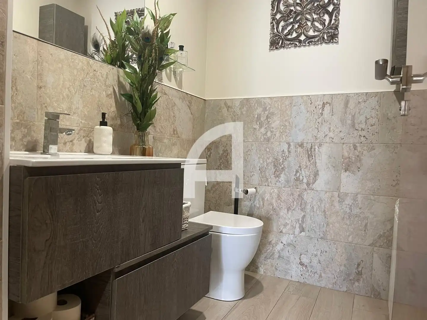 Bathroom of Houses for sale in Terrassa  with Air Conditioner, Heating and Private garden