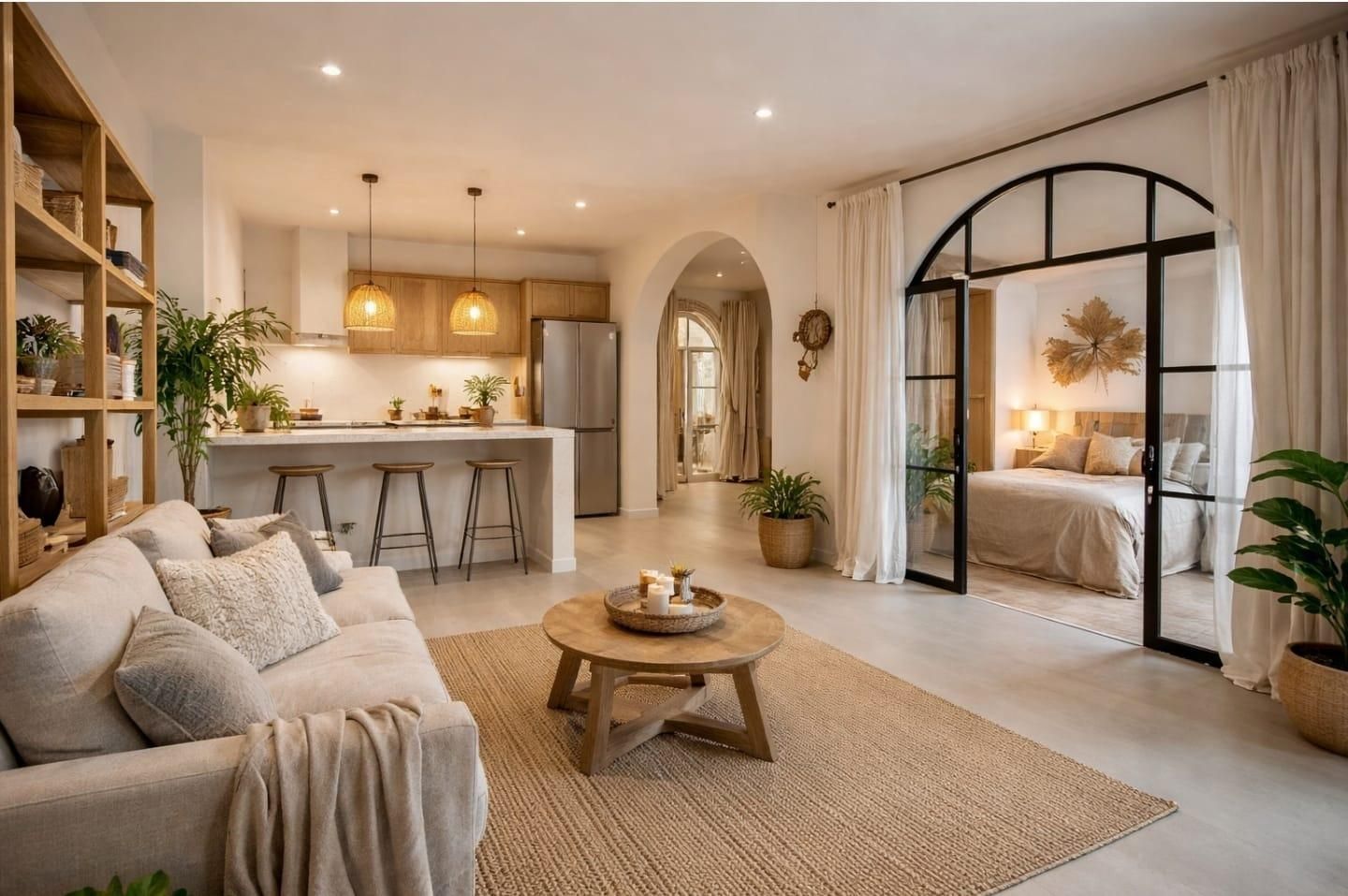 Wohnzimmer von Erdgeschoss zum verkauf in Sariego mit Privatgarten