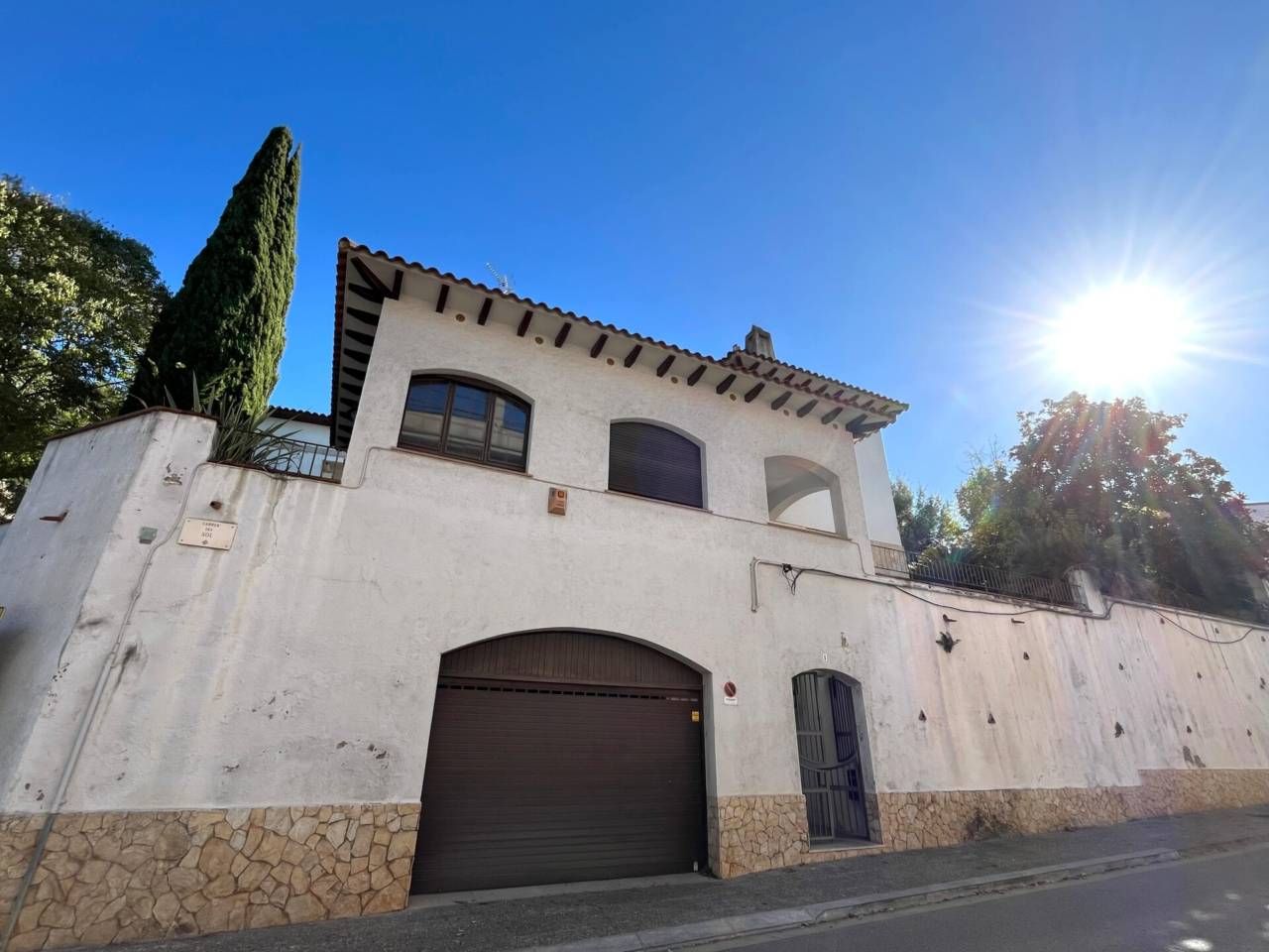 Exterior view of House or chalet for sale in Girona Capital  with Heating, Private garden and Terrace