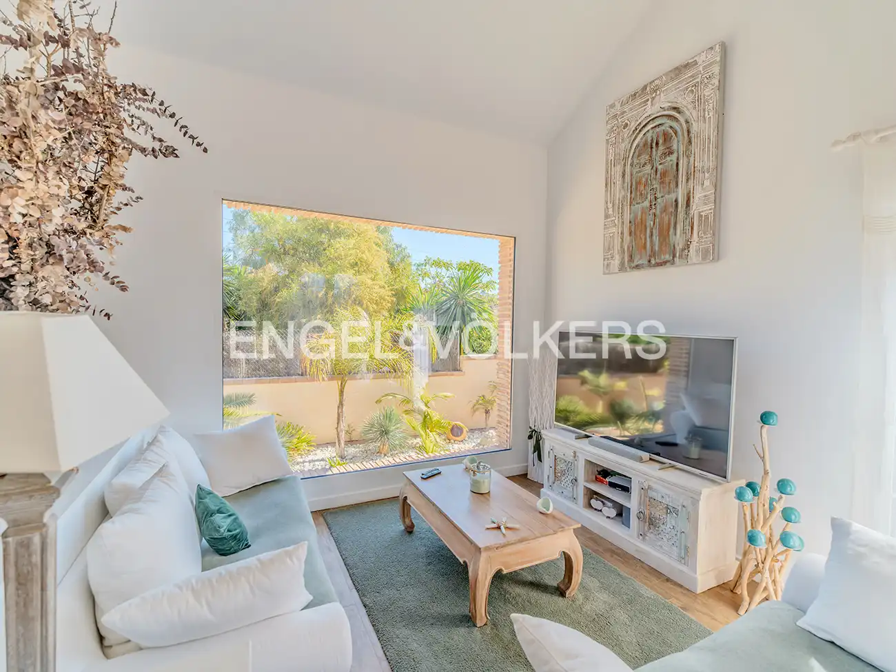 Living room of Houses for sale in San Vicente del Raspeig / Sant Vicent del Raspeig  with Air Conditioner, Heating and Private garden