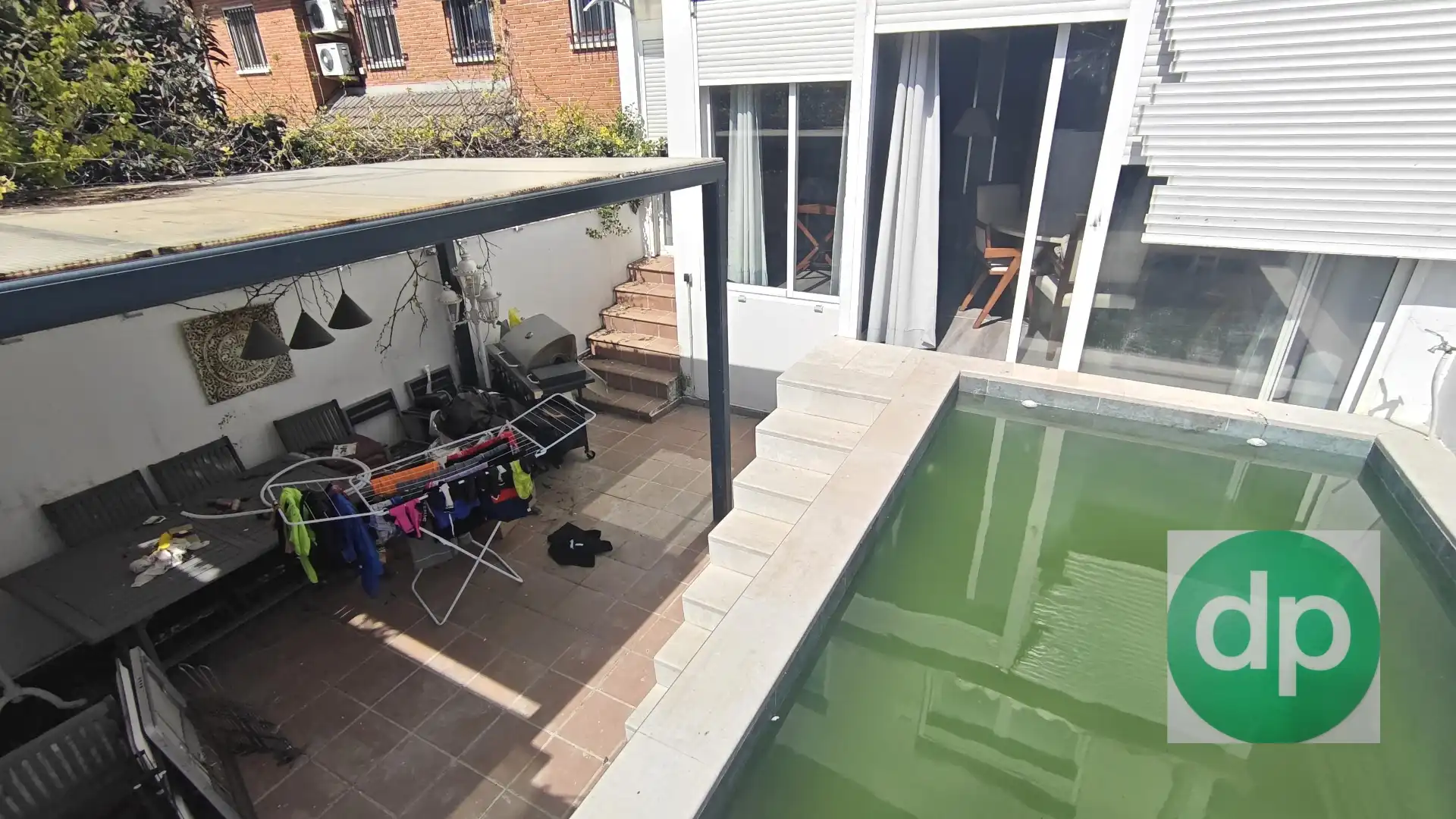 Swimming pool of Detached homes for sale in Pozuelo de Alarcón  with Air Conditioner and Heating