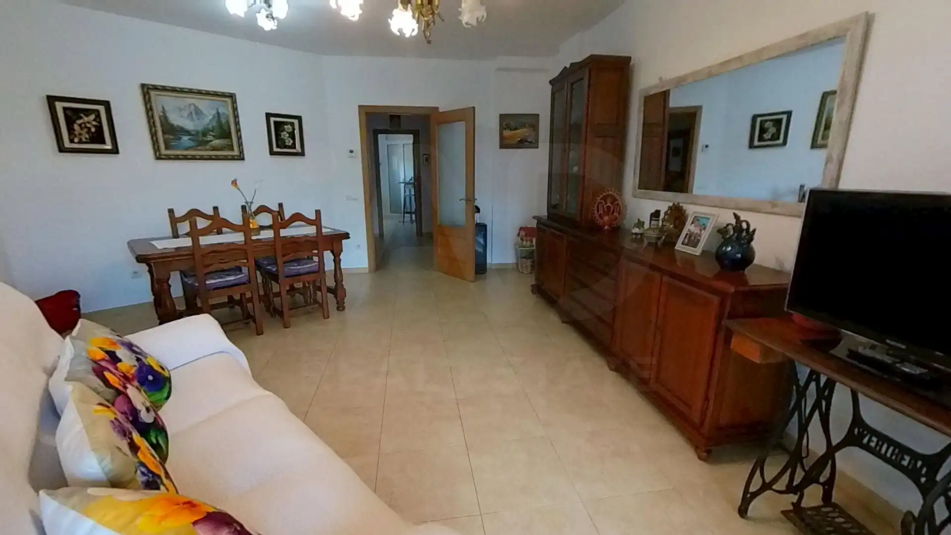 Sala d'estar de Pis en venda en Cubelles amb Aire condicionat, Calefacció i Terrassa