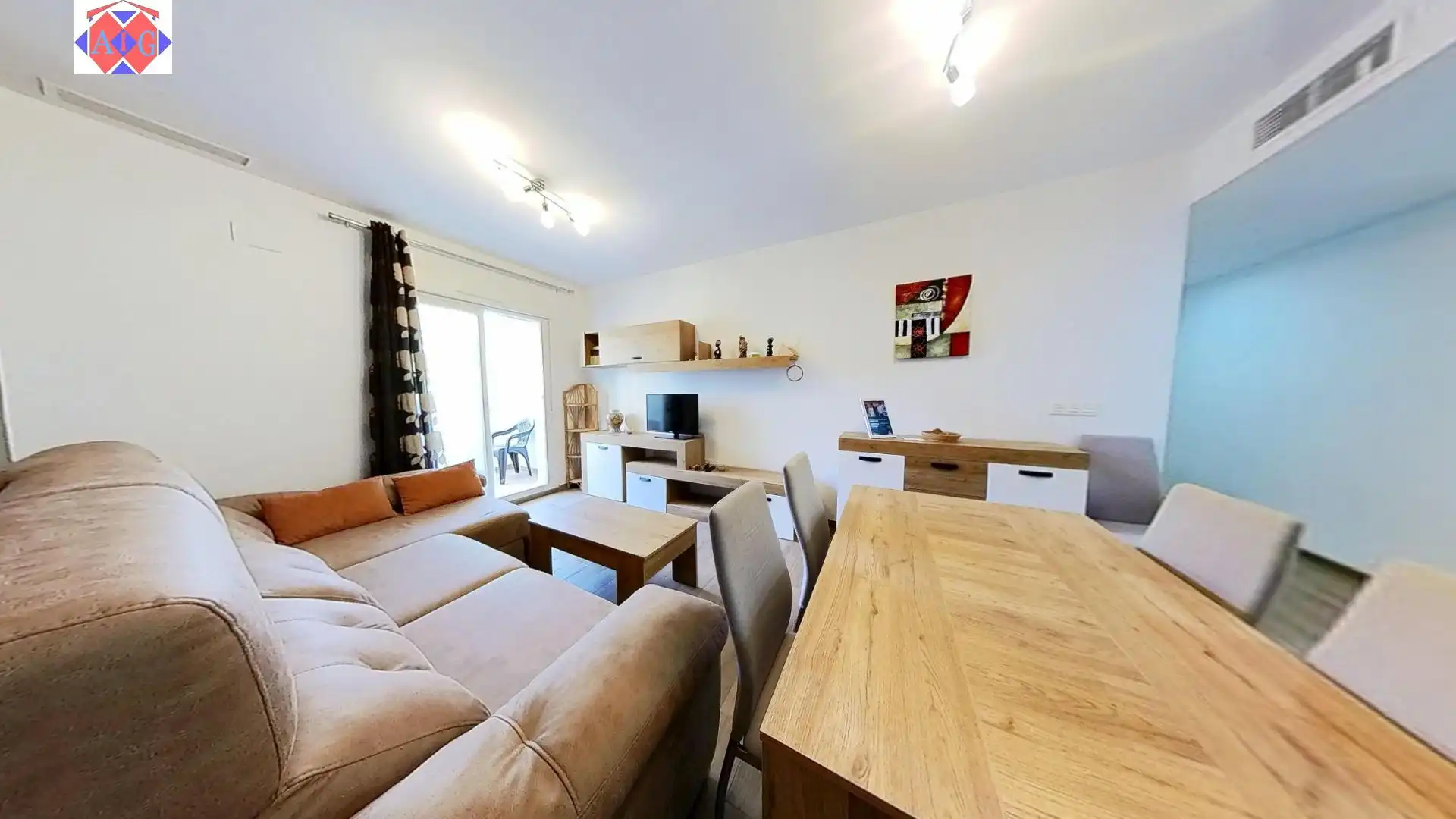 Sala de estar de Piso en venta en Gualchos con Aire acondicionado, Calefacción y Terraza