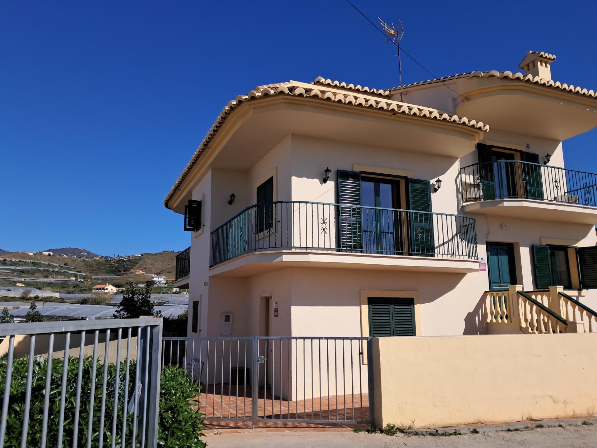 Exterior view of Single-family semi-detached for sale in Torrox  with Heating, Private garden and Terrace