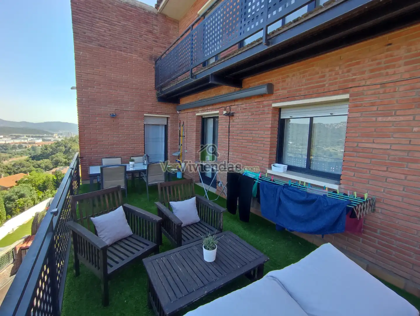 Terrassa de Casa o xalet en venda en Cervelló amb Aire condicionat, Calefacció i Jardí privat