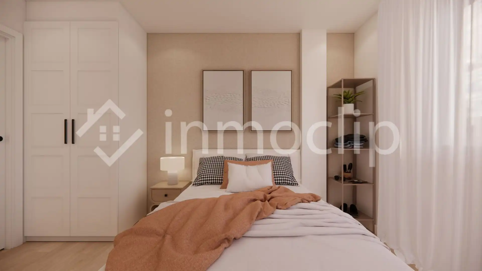 Bedroom of Flat for sale in Salamanca  with Heating and Furnished