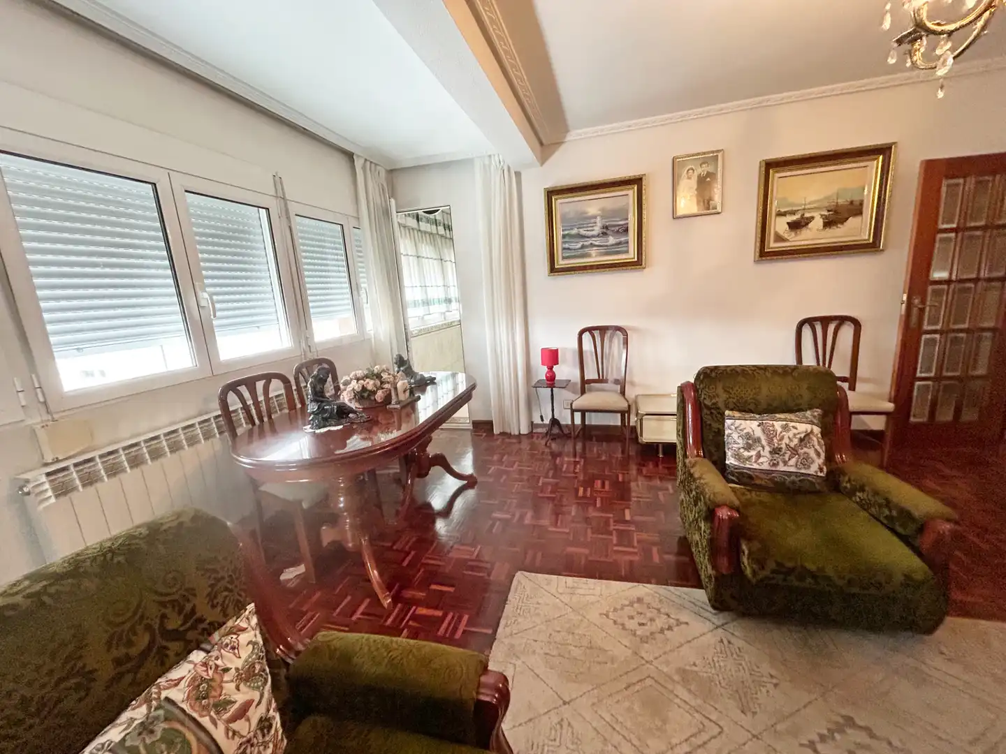 Sala de estar de Piso en venta en Vitoria - Gasteiz con Calefacción, Terraza y Trastero