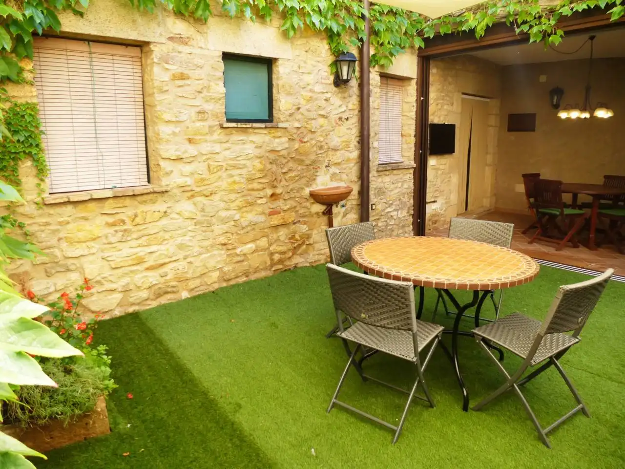 Terrace of Apartments for rent in Palau-sator  with Air Conditioner, Heating and Furnished