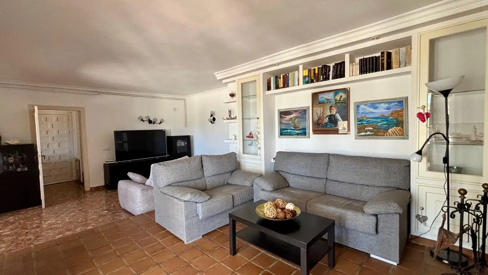 Sala de estar de Casa o chalet en venta en Cartagena con Calefacción, Terraza y Amueblado