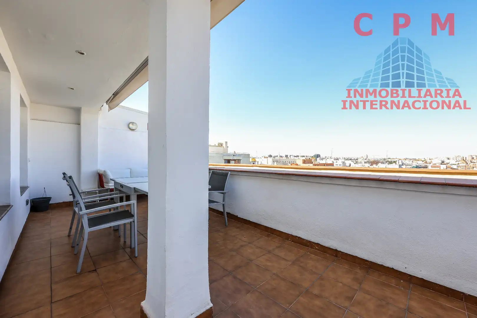 Terrace of Attic for rent in Madrid  with Air Conditioner, Heating and Parquet flooring