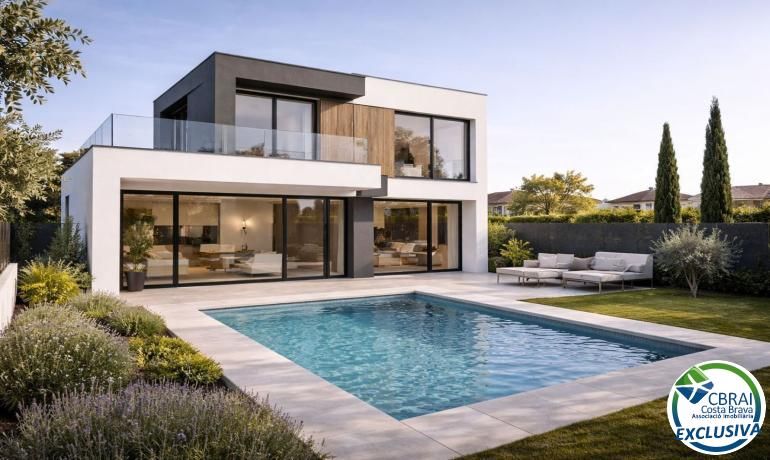 Swimming pool of Residential for sale in Figueres