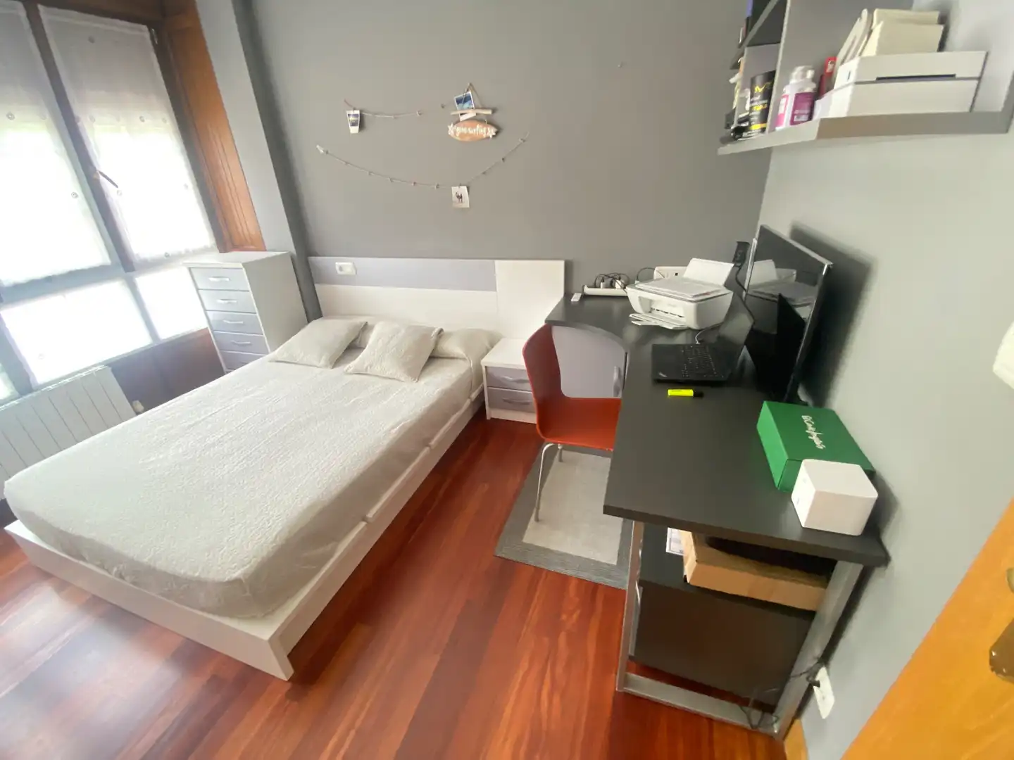 Dormitori de Casa adosada en venda en Irura amb Calefacció, Jardí privat i Parquet