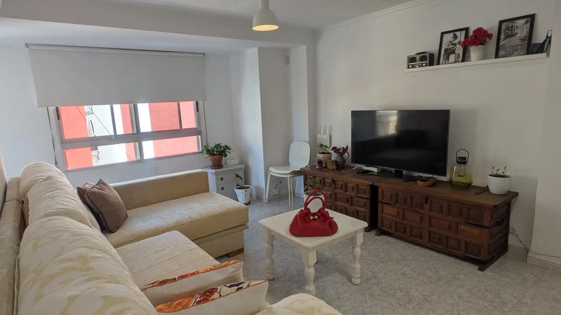 Living room of Flat for rent in Valencia  with Air Conditioner