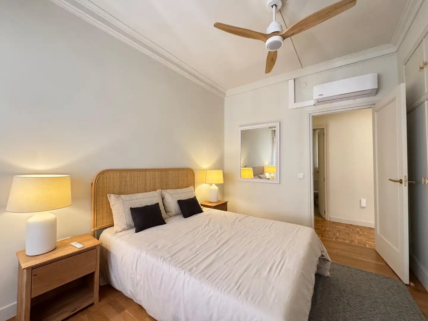 Schlafzimmer von Wohnung zum Verkauf in Alicante / Alacant mit Klimaanlage, Heizung und Parkett