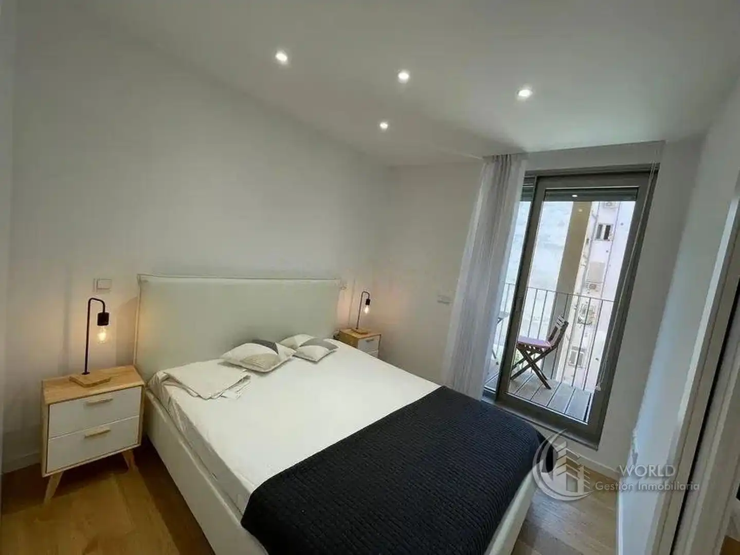 Habitación de Piso de alquiler en Madrid con Aire acondicionado, Calefacción y Jardín privado
