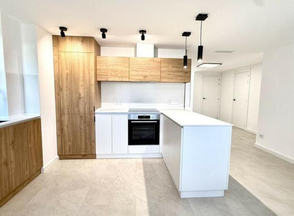 Kitchen of Apartment to rent in Estepona  with Air Conditioner, Terrace and Swimming Pool